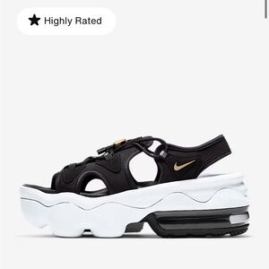Nike Air Force Koko Black and White Sporty Sandals